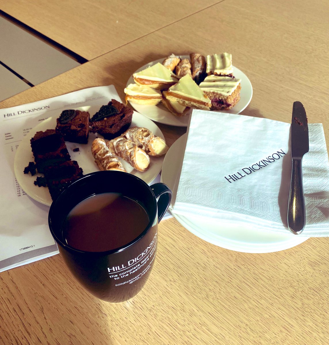 JessicaANeary's tweet photo. First team meeting with my brilliant #liverpool team @HillDickinson start as we mean to go on (with regular tea and cake) https://t.co/CG7TXLnN7D