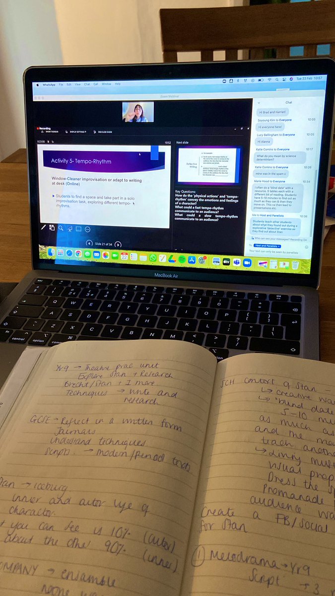 miss_aiddon's tweet image. Happy Tuesday! 
Fantastic CPD this morning with @weteachdrama, sooo excited and inspired to get planning some new schemes on Stanislavski! Thank you Lucy ⭐️😊