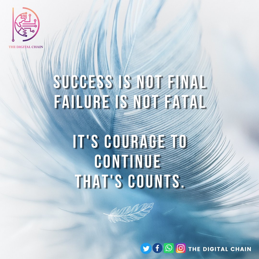 TheDigitalChai1's tweet photo. "Quote Of The Day"
#motivationalquotes
#thedigitalchain
#digitalmarketingagency
#socialmedia https://t.co/7ChmcZsRDM