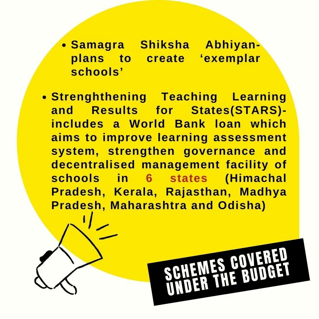 PULERNLIU's tweet photo. Next post in the series of Khoj summarises budget allocation on education this year. It also mentions the schemes covered under the budget. To know more, give this post a read! https://t.co/Ww5HD6pR5h