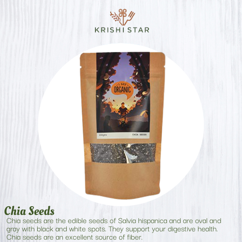 krishistar's tweet photo. Consuming Chia Seeds regularly can reduce the risk of developing several health conditions, which includes heart diseases. These seeds are high in fiber which helps to lower blood pressure and cholesterol. Click the link below to order - https://t.co/mIKNCvZkFj
#krishistar https://t.co/qmn507ruPA