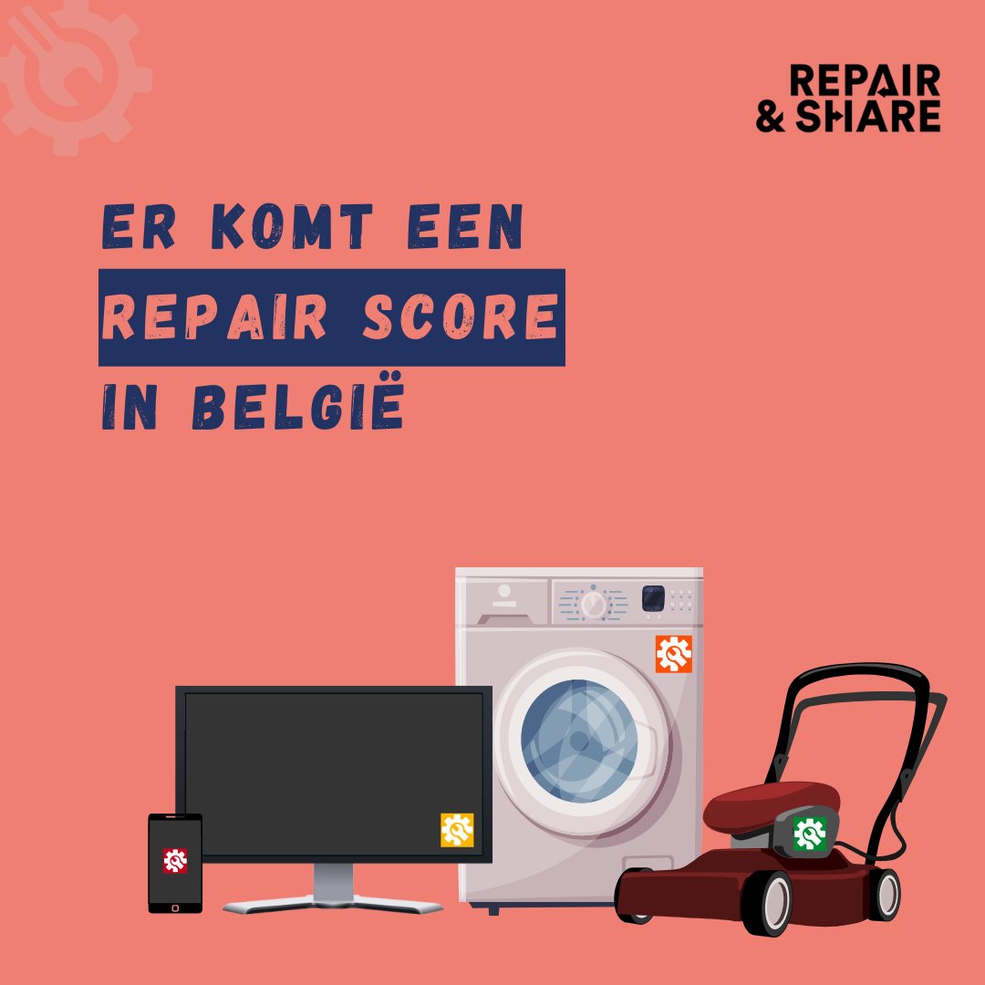 Repairshare's tweet photo. Federaal Actieplan neemt #RepairScore op als maatregel ter bevordering #CirculaireEconomie 

Op basis van analyses van het Franse systeem, doen wij enkele aanbevelingen voor een betrouwbare en doeltreffende score in België👉https://t.co/M60Cx6zzuo 

@KhattabiZakia @PYDermagne https://t.co/FJirpk30eK