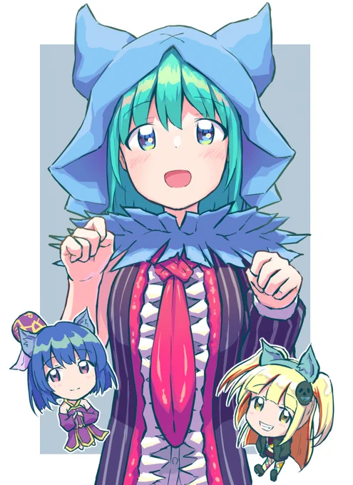 猫の日イグアン&ダウトちゃん 