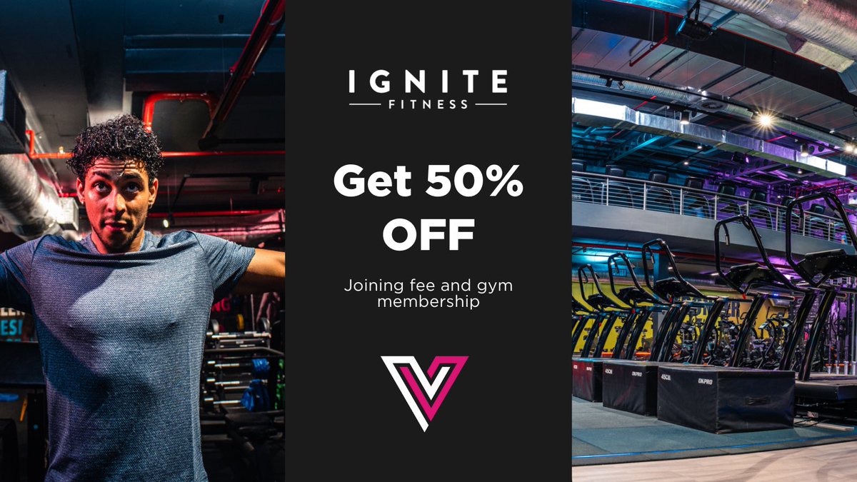 VarsityVibeSA's tweet photo. Nightclub vibes and euphoric highs in the hottest space around @IgniteFitnessSA 🔥🙌 Get 50% OFF joining fees and gym membership fees! 

#NeverPayFullPrice #ItsAGymJustMore #VVSavedMe #VarsityVibeSA https://t.co/UmsAiLElbp