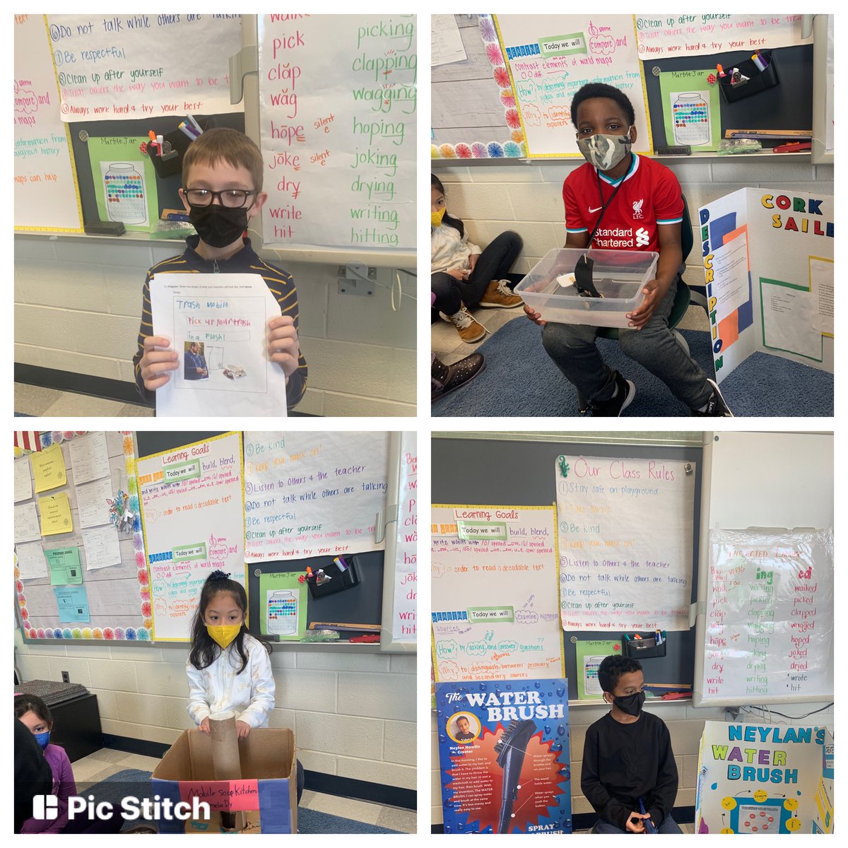 Invention projects were a hit! I think we have some future inventors and innovators in our classroom! <a href="/VincentFarmBCPS/">VincentFarmBCPS</a>
