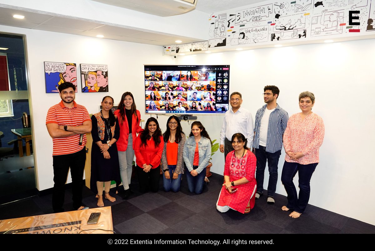EXTENTIA's tweet photo. We are extremely pleased with our amazing graduates of February 2022. Ten talented trainees graduated from #Marketing, #Strategy, #HumanResources, and #ExperienceStudio. To read the complete press note, click here: https://t.co/sRguXkTDct
#Extentia #LifeAtExtentia #DoMore #BeMore https://t.co/pjwqBikeji