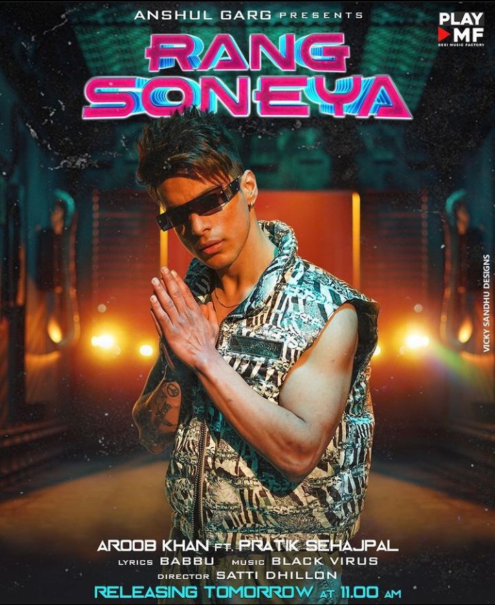 DesiMusicFactry's tweet photo. #RangSoneya will be out tomorrow at 11am on #PlayDmf official Youtube channel ♥
@_aroobkhan_ @realsehajpal https://t.co/XpMeBKwR7Q
