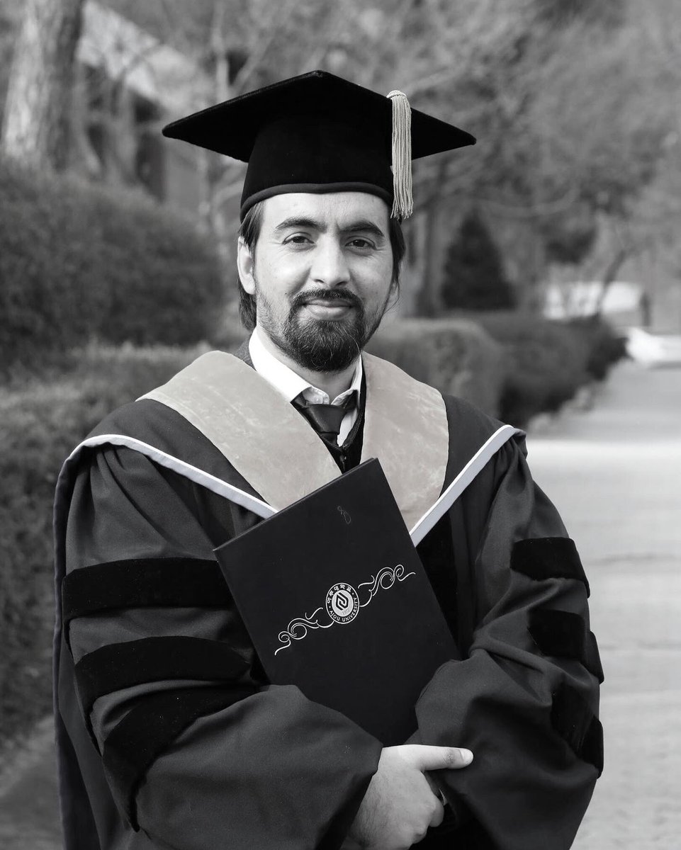 The journey from orphan to doctor is completed by Almighty Allah blessing , my strong mother supervision and prayers of my family. Hope my father wil celebrate my achievements in heaven inshallah. 
#PhD #graduation #SouthKorea #Pakistani #enzymeEngineering