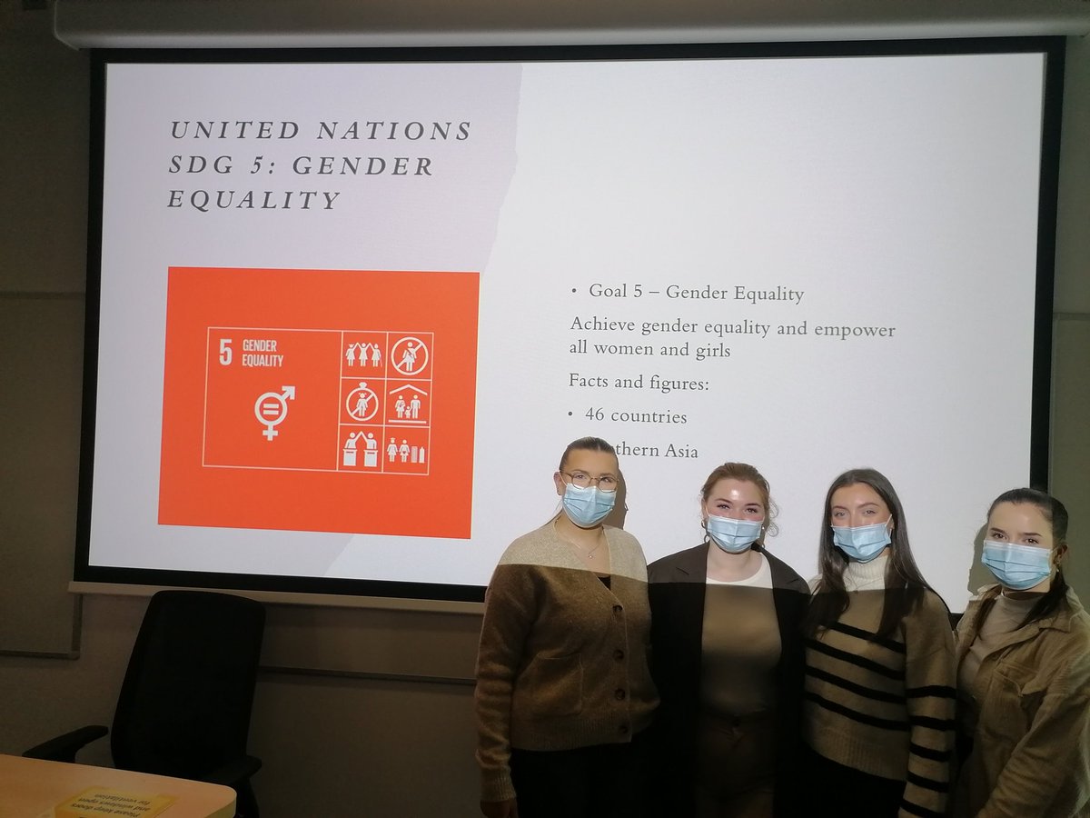 Great seminar delivered by final year students on #genderequality in #leadership!
#IHMUUBS #ulsteruni