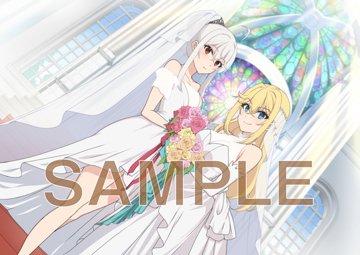 天才王子の赤字国家再生術 Tvアニメ公式 Tvアニメ 天才王子 の赤字国家再生術 Blu Rayアニメイト特典ご紹介 全巻 アニメ描き下ろし収納box B2タペストリー イラストは ウェディングドレス姿のニニム ロウェルミナ 各巻 ましかく