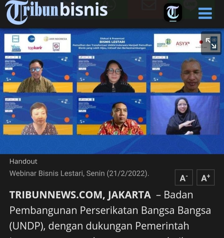 UNDPIndonesia's tweet photo. With support from @JapanGov, we reached out to over 1200 Indonesian #MSME with inclusive #greeneconomy #digital knowledge to help them cope with the pandemic, @Norimasa_UN, 
https://t.co/MFtx9rqEha https://t.co/LZd4tK5ZJk