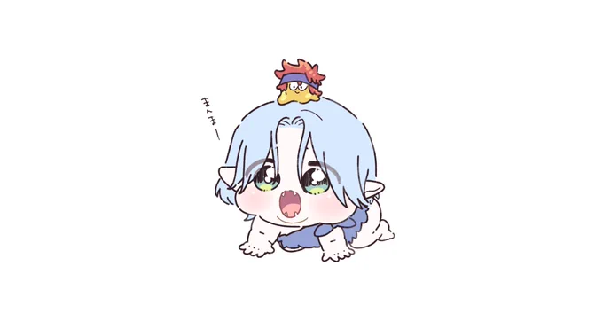 ばぶの頃からキバがある 