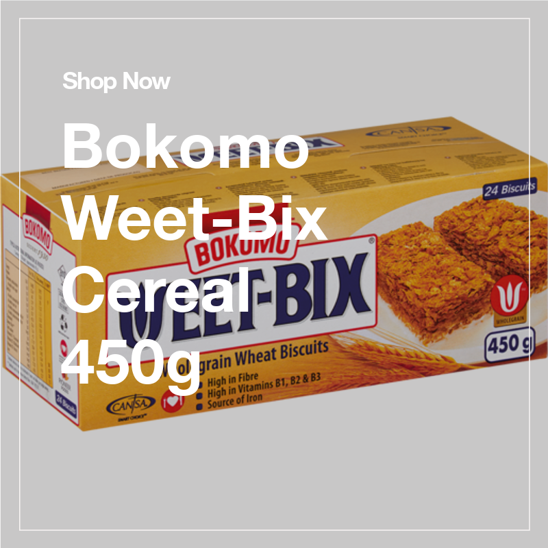 BrandsFreeway's tweet photo. Get a free Bokomo Weet-Bix Cereal 450g when you buy for R250 or more. Insert code “BOKOMO “ at https://t.co/33EGsv6Srw.While stock last! https://t.co/VIlvX47i3i
