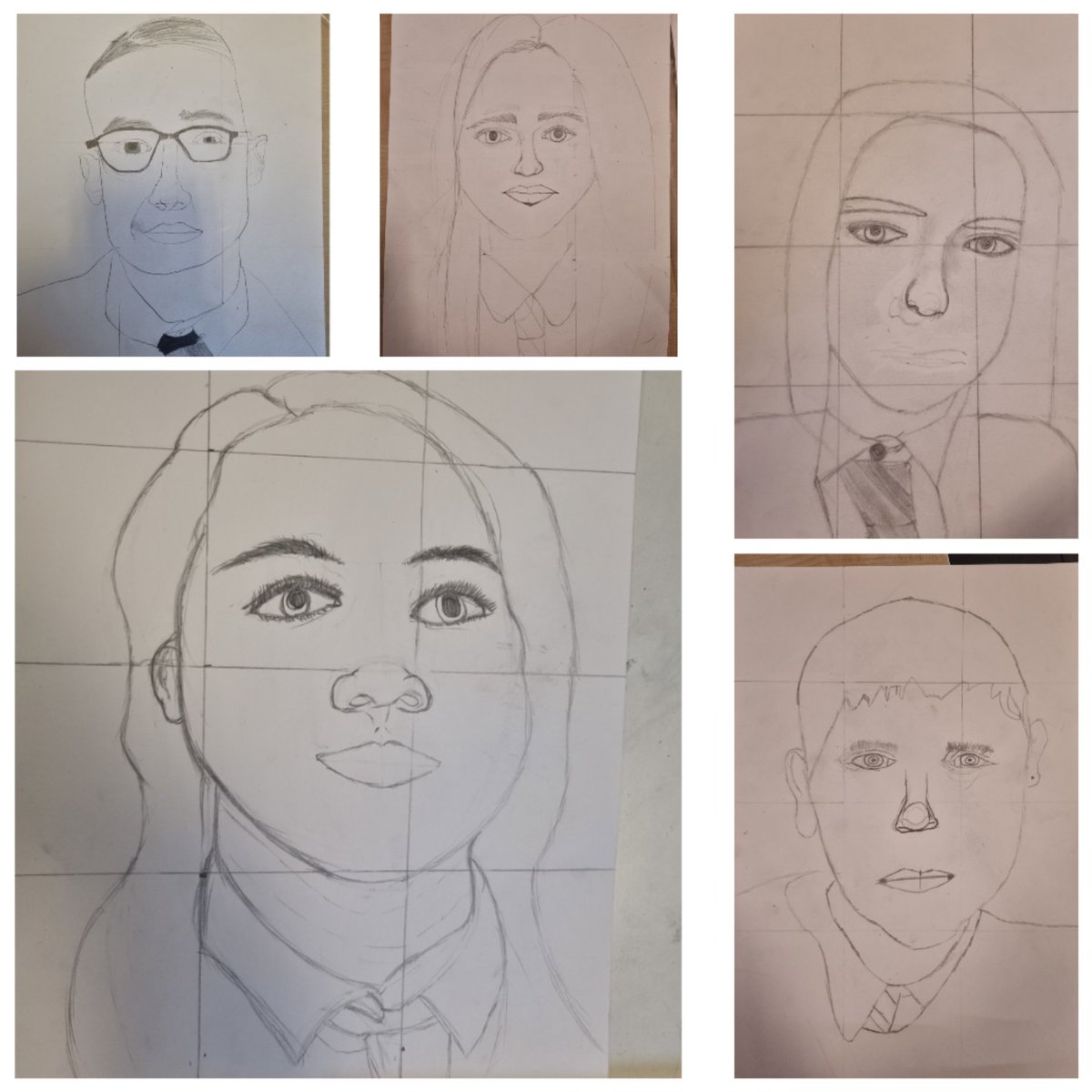 1C have started their self-portrait unit! 🤩 so impressed with the talent of our pupils 👏😄 <a href="/stbenedictsren/">St Benedict's High School</a>