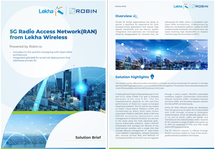 WirelessLekha's tweet photo. Here is a combined solution brief of our cloud based 5G RAN along with Robin. #5g #cloud #private5g https://t.co/VBDFIhdj9b