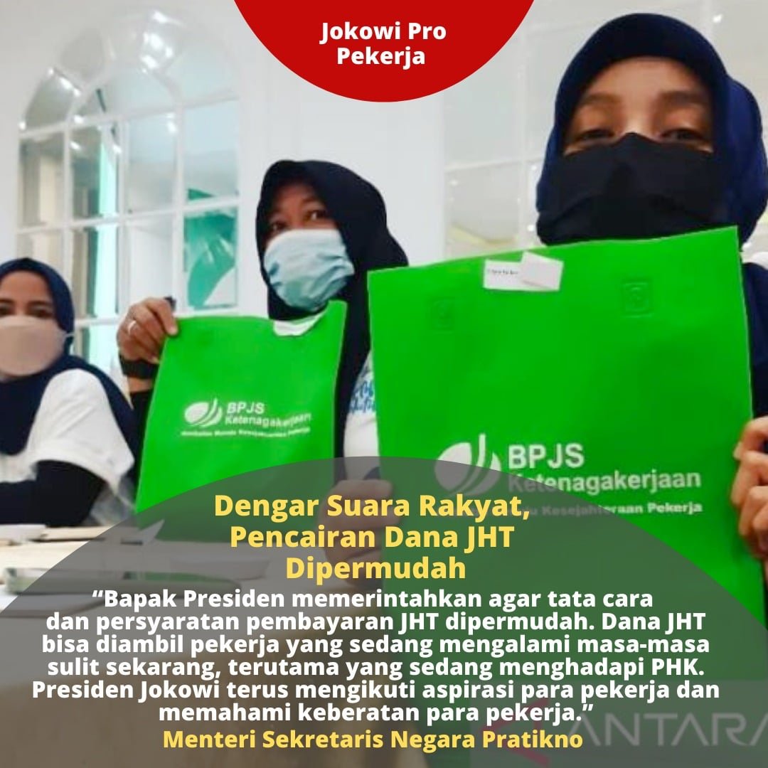 Pemimpin itu harus mau dan bisa mendengarkan. Sama halnya dengan Pakde Jokowi dalam pencairan dana JHT.