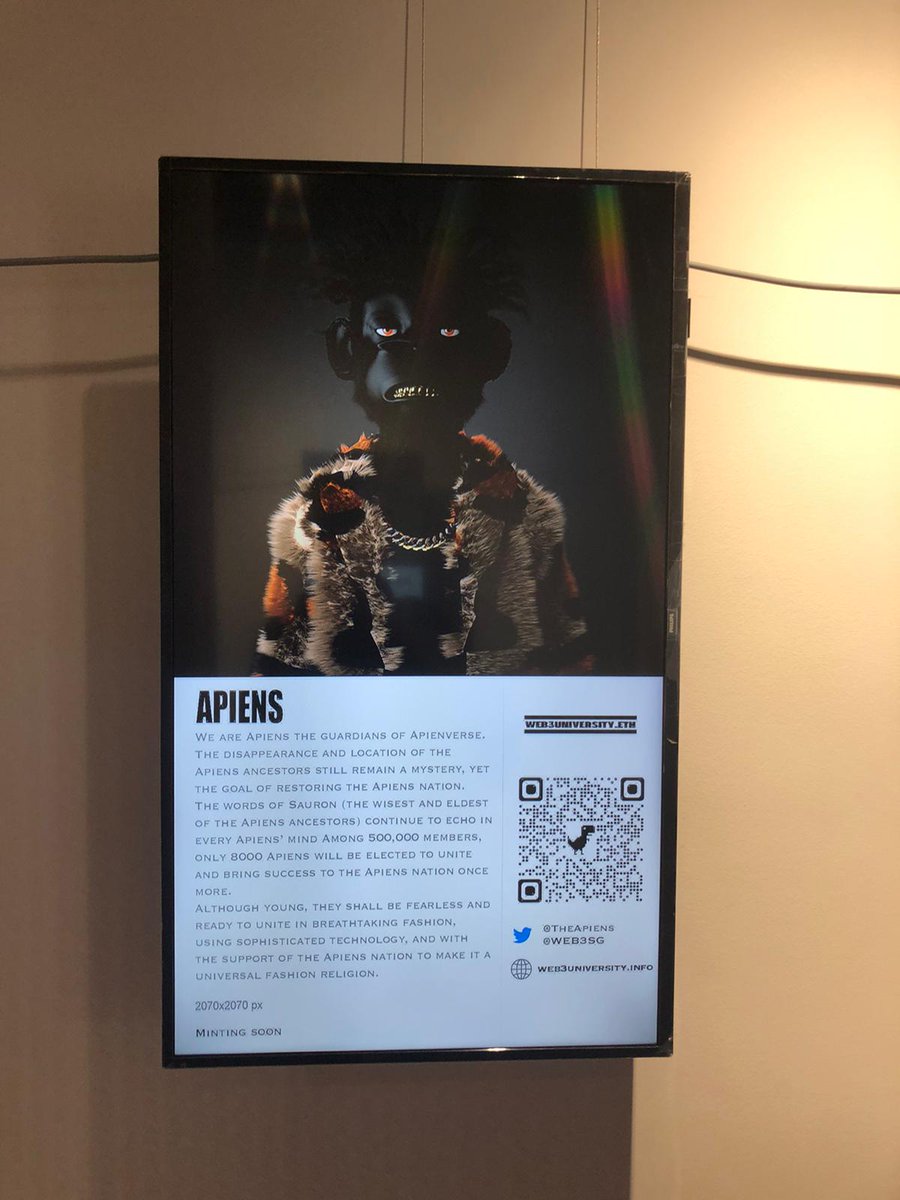 Apiens 🤝  Web3SG

Giving away 10 WL spot for a super hyped project.

to win👇 
⏺️ Follow <a href="/TheApiens/">The Confluence Universe</a> and <a href="/web3sg/">WEB3SG</a> 
⏺️ LIKE &amp; RT 
⏺️ TAG a friend not in nfts so this can be their first

ends in 16 hours so lets go!