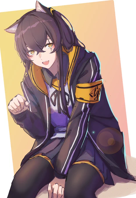 ドルフロのUMP45

何か猫の日らしいので,便乗して猫耳45姉の落書き!

#ドールズフロントライン
#イラスト 
#猫の日 