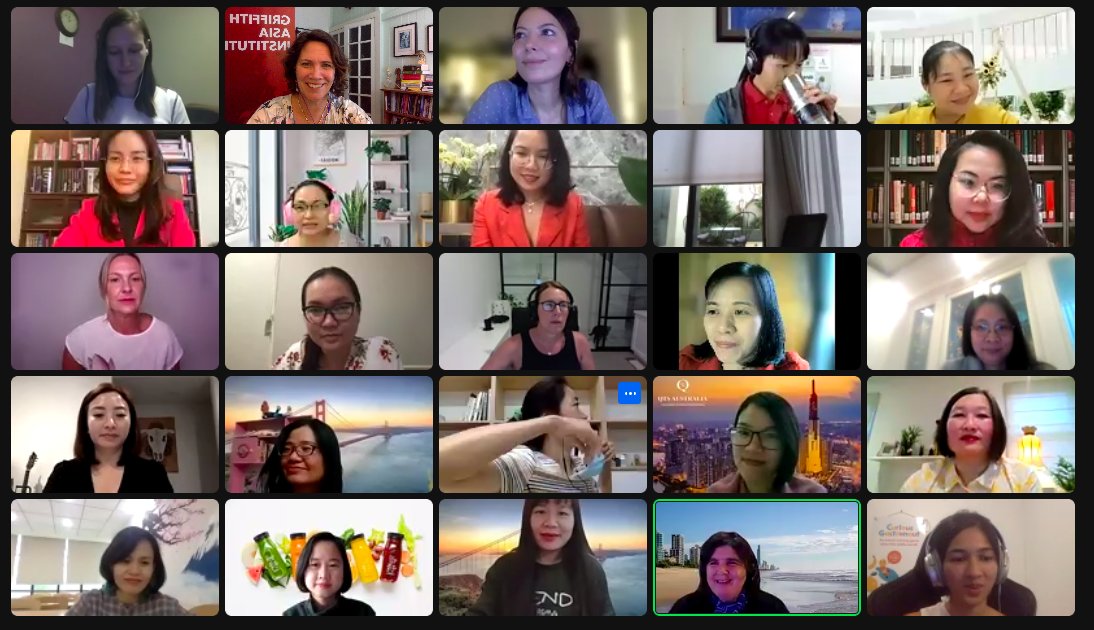 caitebyrne's tweet photo. And another lift-off with the @GAIGriffith #Platform4Change program. Wonderful to work with phenomenal entrepreneurs from #Vietnam & #Aus - all brought together by the fabulous Dr Naomi Birdthistle @GriffithBiz @majardine @avpinstitute https://t.co/a242ivRoq2