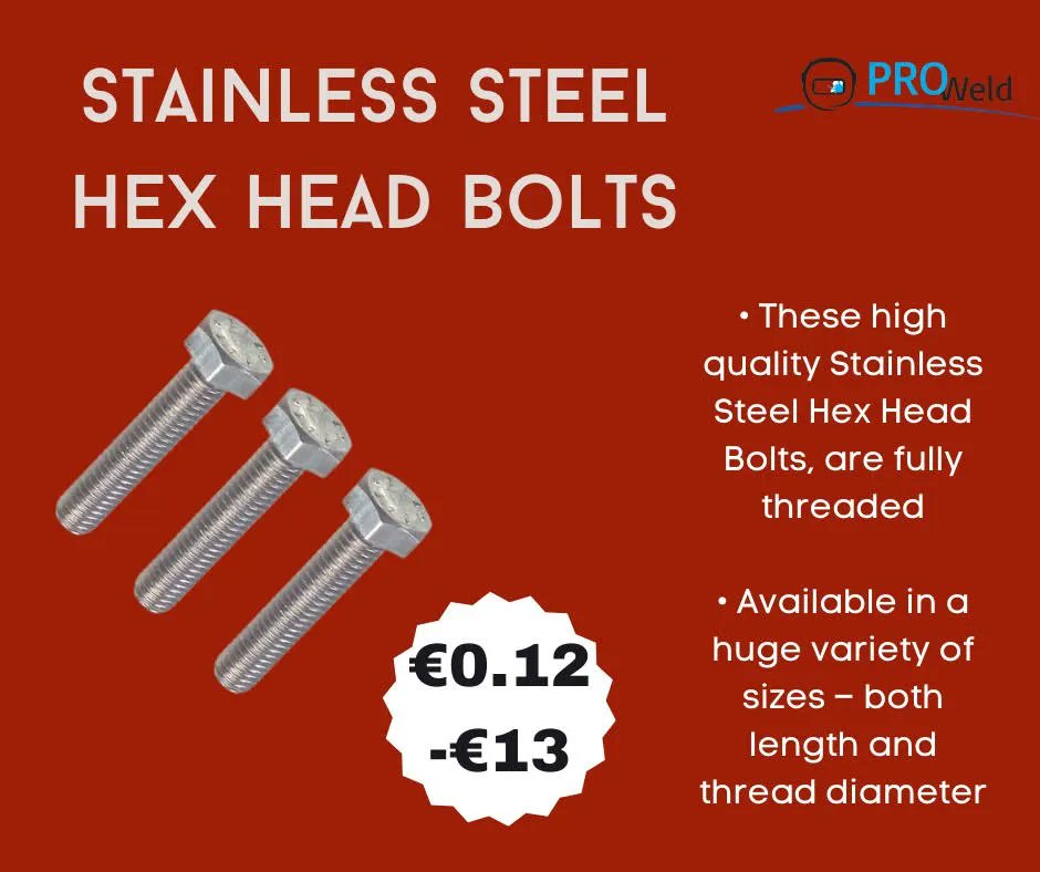 ProWeld_Ireland's tweet photo. Check out our quality stainless steel nuts, bolts &amp; washers in various types &amp; sizes

We provide steel nuts, flat washers, spring washers, mudguard washers, lock nuts, threaded bolts, counter-sunk head cap bolts, and steel button head bolts

https://t.co/hoSgPipXZL https://t.co/6c4qMoCKJ1