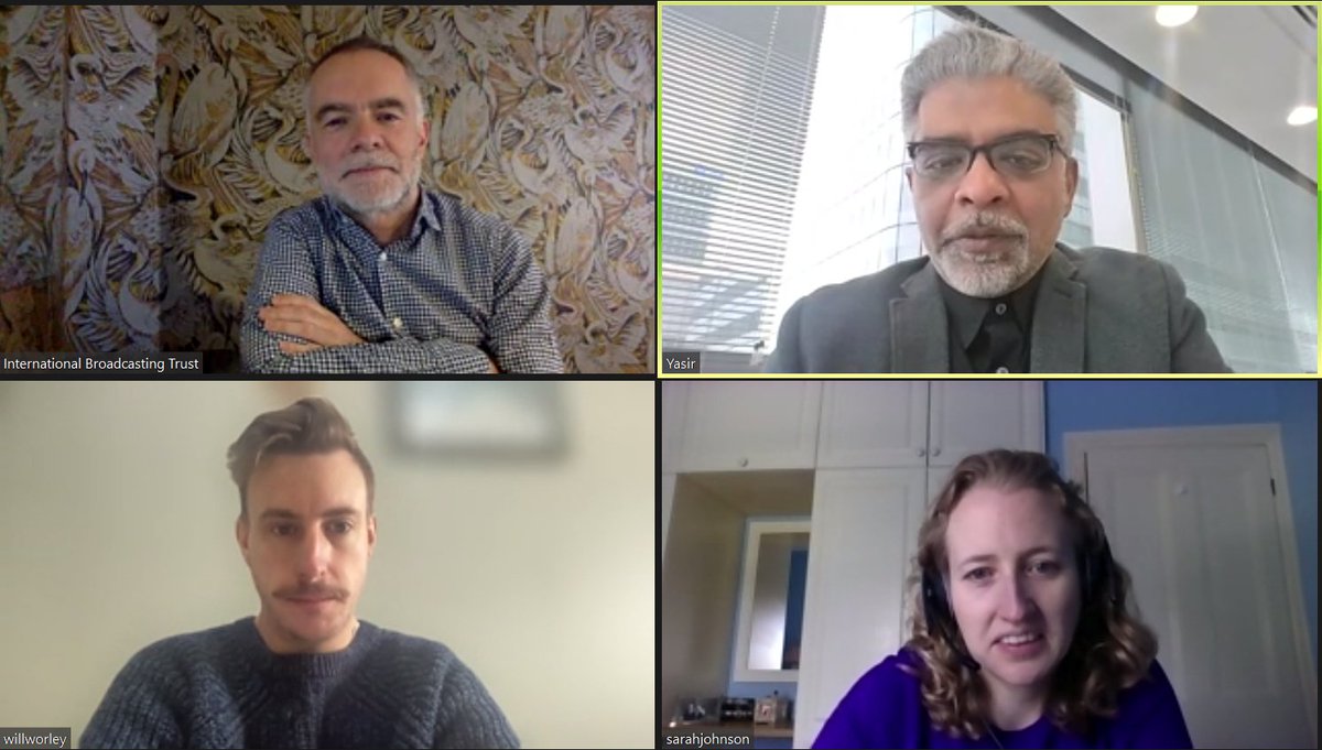 _ibt's tweet photo. Our 'Reporting international development - where next?' briefing for #IBTMembers is about to start! 

We're looking forward to hearing from @willrworley, @khanundrum and @sajajohnson. https://t.co/8OlFcNIo3V