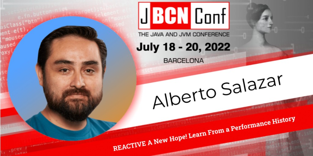 dev_bcn's tweet photo. 📣SPEAKER ANNOUNCEMENT📣
Welcoming @betoSalazar at #jbcn22 🎉 He'll bring up the evolution to reactive in his talk:  🗣️ "REACTIVE A New Hope! Learn From a Performance History" 💻
#Java #Reactive #Microservice #SoftwareArchitecture
https://t.co/Ep57hs1Mj8 https://t.co/QbIM00Xwps