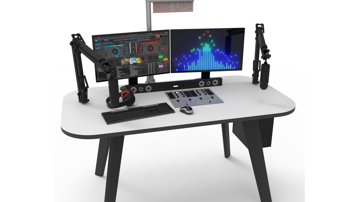 I've been working on a new School Radio product for a while now and having just completed my first quotation, I thought it time I shared it with you. The HUB BROADCASTER is a studio setup that can be carried between classrooms. Big thanks for Matt <a href="/Spaceoasis/">Spaceoasis</a> for the drawings!