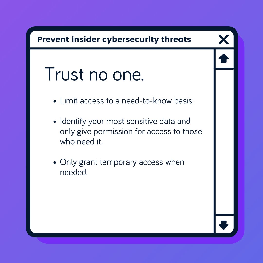 SingulariteeLtd's tweet photo. Ultimately, the best way to protect against cybersecurity breaches is by limiting file/data access. https://t.co/eERahwoolw