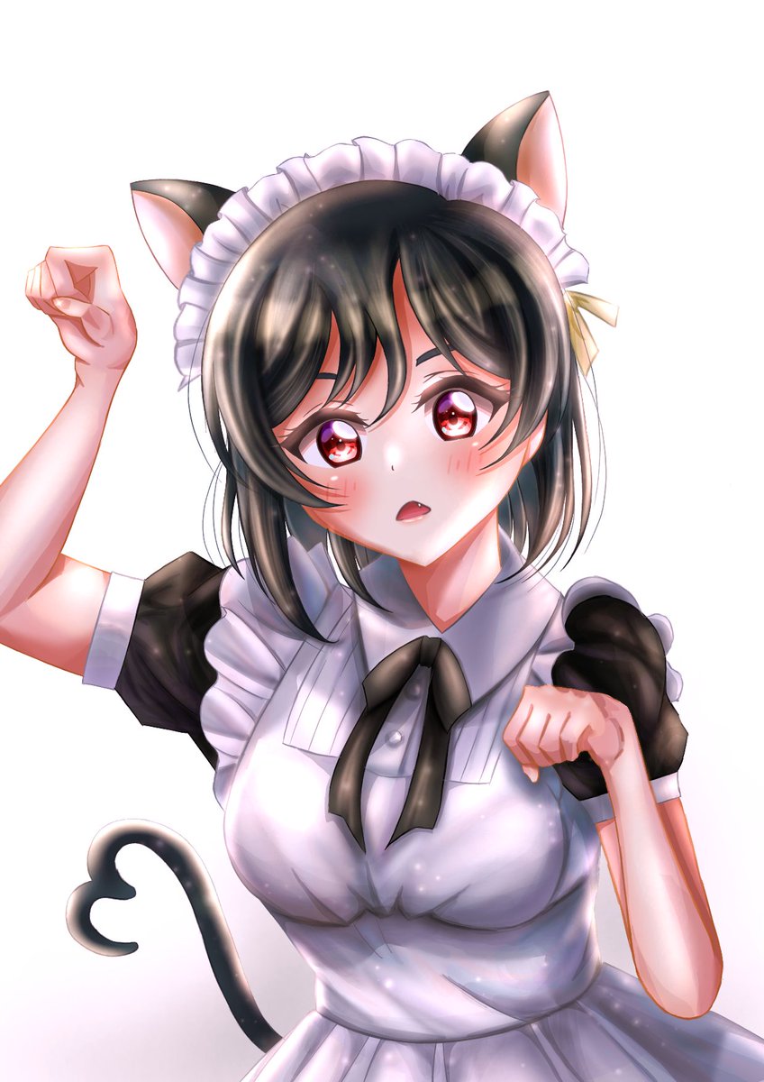 「しおにゃん💕 (過去絵リメイク)

#猫の日 
#lovelive
#虹ヶ咲 」|つばさのイラスト