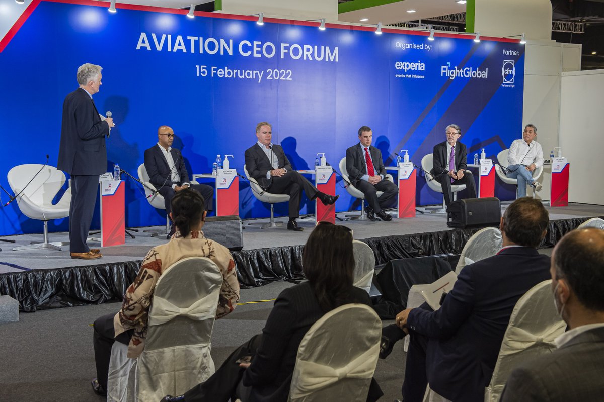 Watch the FlightGlobal Singapore airshow 2022 CEO forum on demand now. In partnership with <a href="/CFM_engines/">CFM International</a> and <a href="/SGAirshow/">Singapore Airshow</a>  bit.ly/3GK0Yc1 
#SGAirshow2022 #SingaporeAirshow