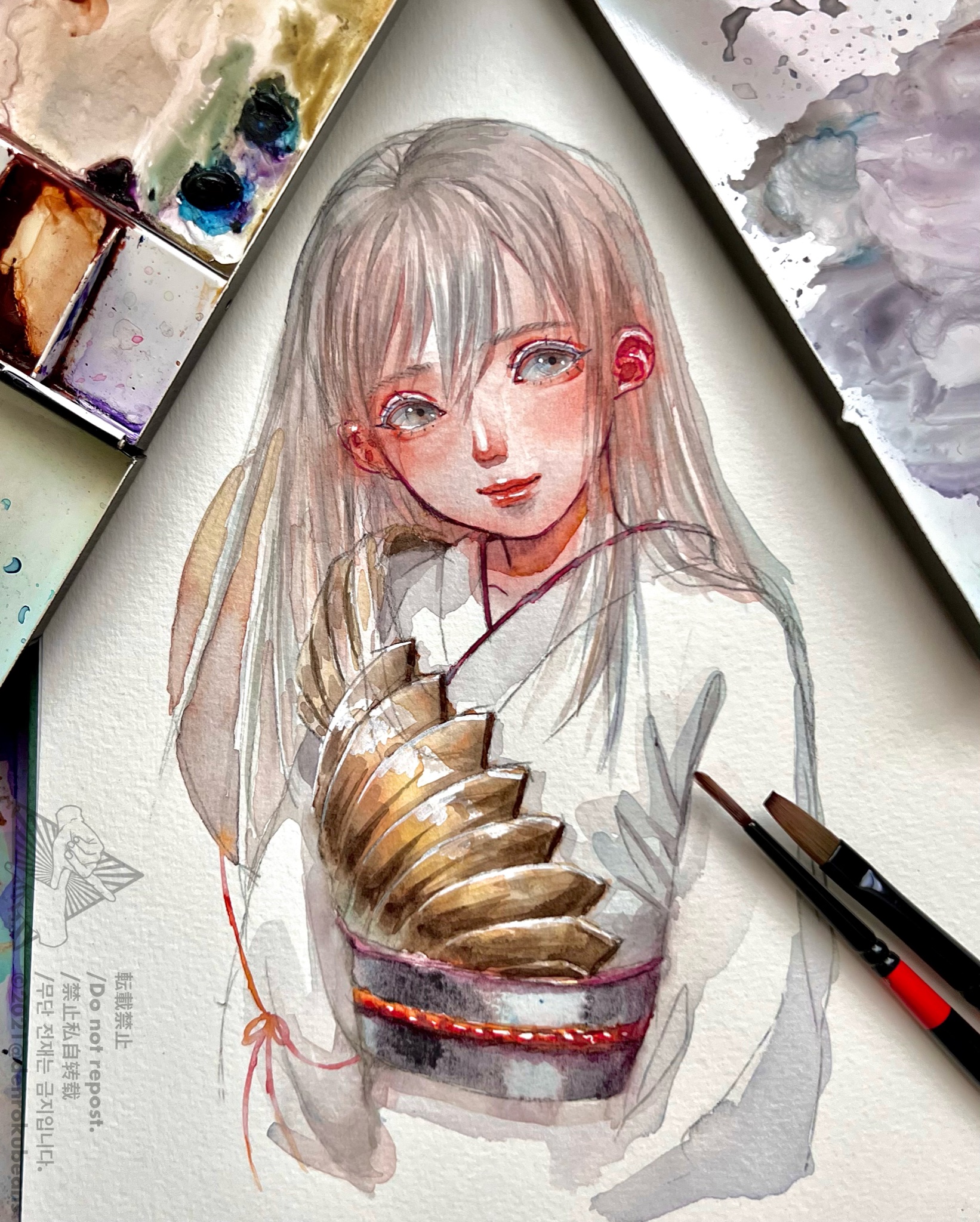 ゆ*り様 オリジナル手描きアナログイラスト 26 某メーカー オリジナル手描きアナログイラスト 26 （元研究者が