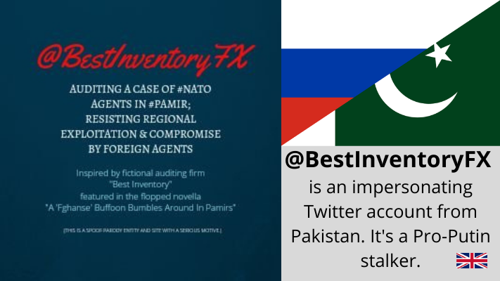 BernardGrua's tweet photo. @BestInventoryFX, #BestInventoryFX is a Pakistani 🇵🇰impersonating and cyberstalking account. It supports #Putin's 🇷🇺war in #Ukraine 🇺🇦 https://t.co/8Ed7XwmzQE