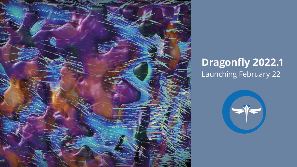 ai_dragonfly's tweet photo. Download Free our New #Dragonfly 2022.1 Release Today! It's packed with new features and updates: #PorousMedia microstructure analysis #PuMA from @nasa, #Noise2Void #denoising, #unet #superresolution, #DeepLearning, #ctreconstruction, #segmentationwizard. https://t.co/QwyDVPcnxZ https://t.co/RFvPaVNLN0