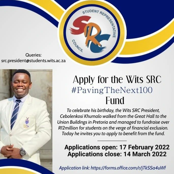 WitsASC's tweet photo. Here are some funding opportunities to check out! https://t.co/2KrZhGCaxz