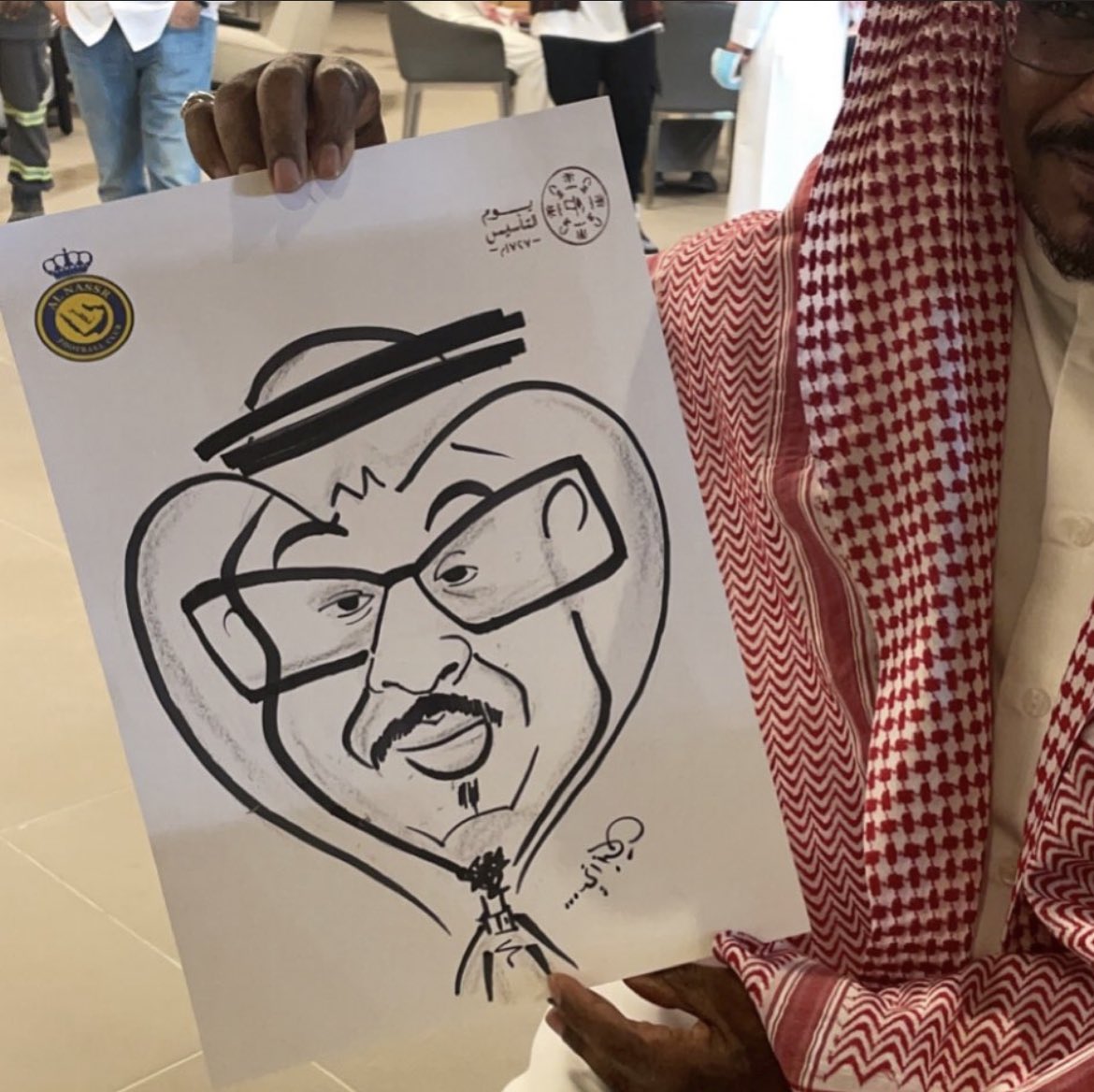 mamdohtoon's tweet photo. ايفنت رسم كاريكاتير مباراة النصر كأس الملك #كوفي #كوفيهات #ايفنت #موسم_الشرقية #مهرجانات #مقاهي #ايفنتات #مطاعم #موسم_جدة     #رسم_لايف #art #رسم #ارسمني #ارسمني_كارتون #فعاليات #البوليفارد #ونتر_وندرلاند #ونترلاند #بوليفارد_رياض_سيتي  #موسم_الرياض https://t.co/HLFBjmdbdB