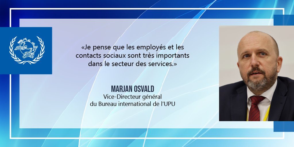 upu_onu's tweet photo. Pour le #ServicePostal, le volet social est central.
Lors d'une réunion avec le personnel, le VDG de l'#UPU_UN, Marjan Osvald, a rappelé qu'avec ou sans pandémie, les #postes s'engagent à maintenir le tissu social et à prendre soin de leurs employés et des communautés. https://t.co/DHLwvJ4QeR