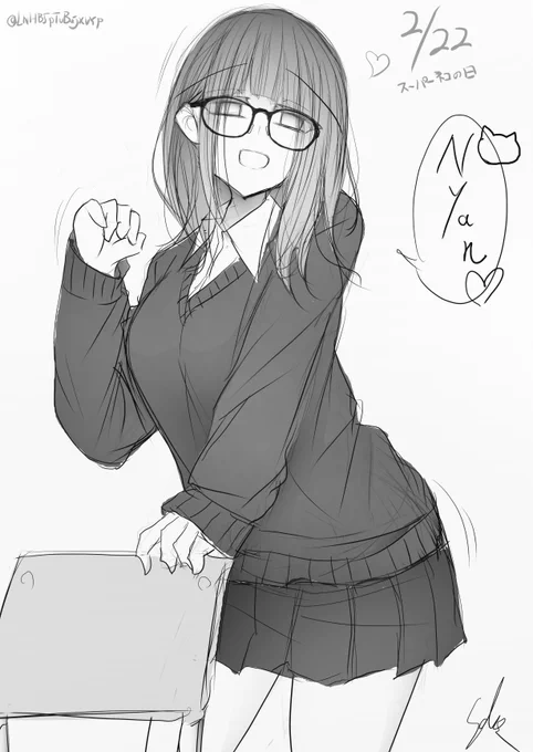 猫の日だからとやってくれたrkgk 