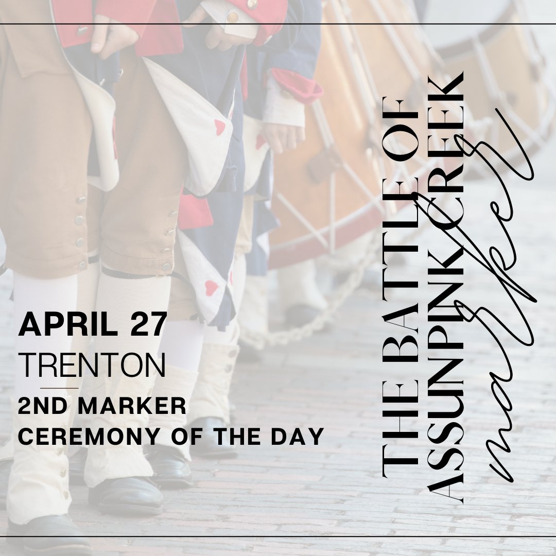 karmstr112's tweet photo. The Battle of Assunpink Creek AKA as the 2nd Battle of Trenton will be the 2nd maker ceremony by the #NJDAR #busyday4me #historyisamazing https://t.co/puoFu298IE