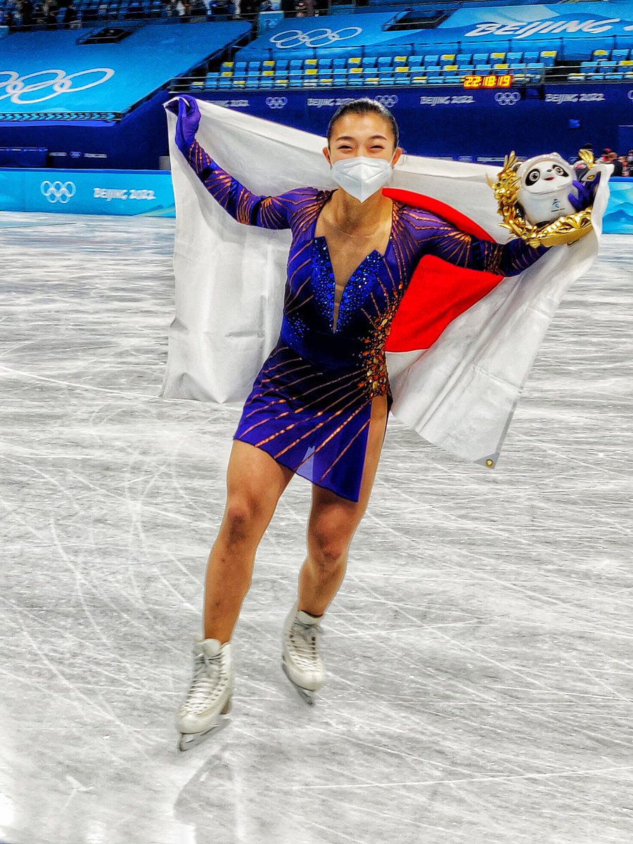 TKsPhoto's tweet photo. Congratulation to @KaoriSakamoto1 strong Program at #Beijing2022 great #bronzemedal 🥉 #TEAMJAPAN #olympia2022 @olympia #OlympicWinterGames https://t.co/nlUQRxQGSv