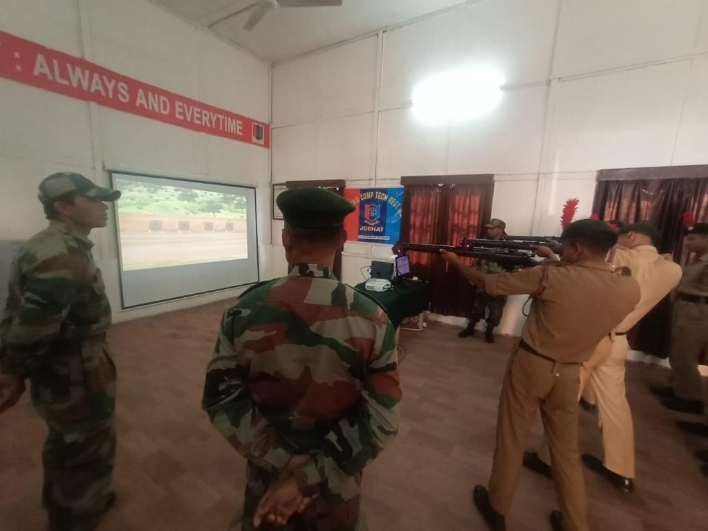 nccner's tweet photo. A str of 10 cdts of 12 Assam (I) Coy NCC under Jorhat Gp unit carried out Sml Firing practice. @HQ_DG_NCC @proshillong https://t.co/R7d6lPSznv