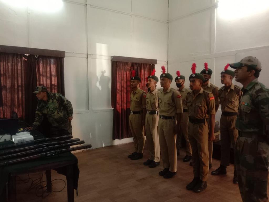 nccner's tweet photo. A str of 10 cdts of 12 Assam (I) Coy NCC under Jorhat Gp unit carried out Sml Firing practice. @HQ_DG_NCC @proshillong https://t.co/R7d6lPSznv