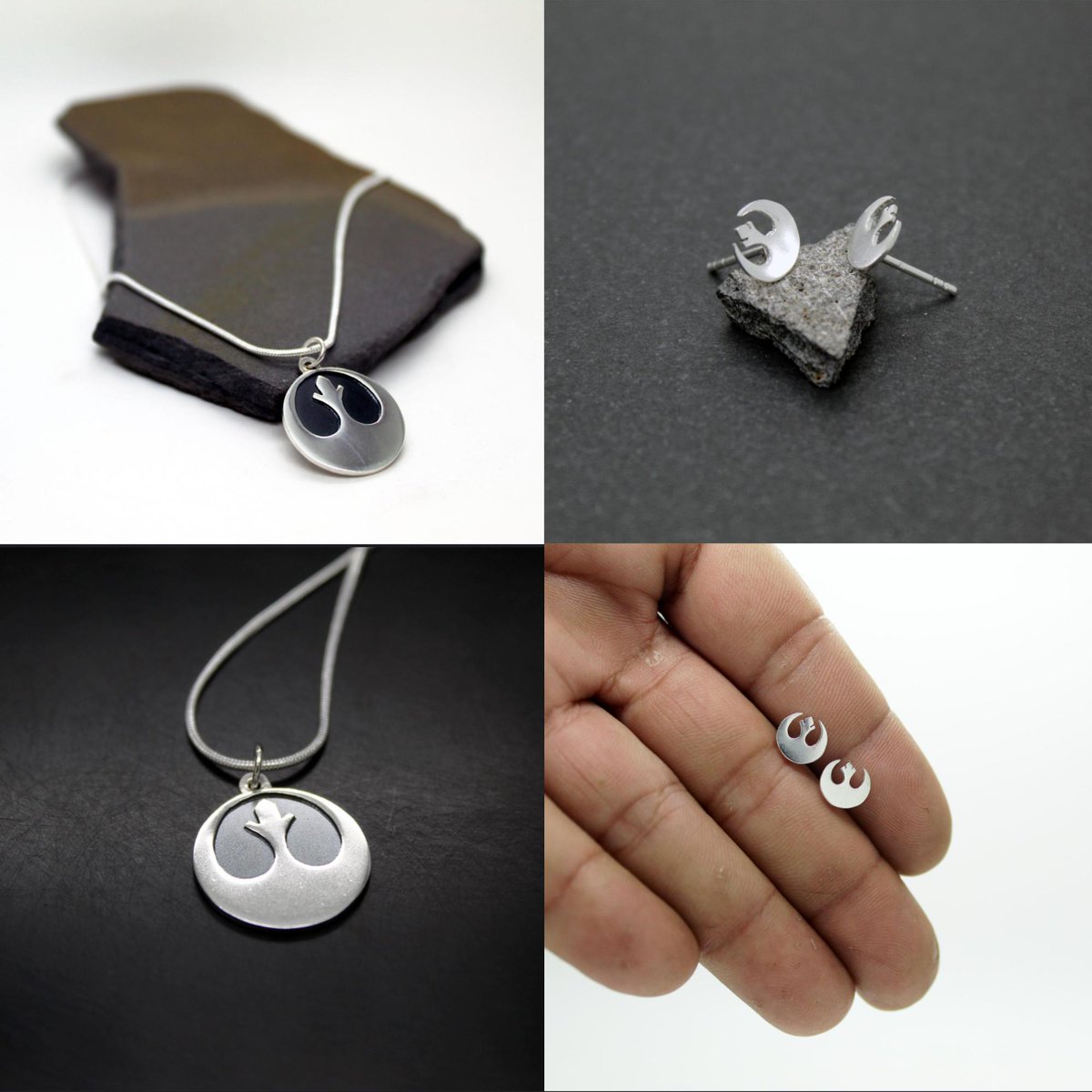 Plataica's tweet photo. 📢¿Buscas un REGALAZO para un auténtico #friki de #StarWars? Mira, mira 👇

🤺Símbolo de la #AlianzaRebelde pendientes en plata https://t.co/UaceZJ7bR4

▶ Símbolo de la Alianza Rebelde colgante en #plata https://t.co/Ig3g21GemP

#handmadejewelry #etsy #silverjewelry #hechoamano https://t.co/vcaEzIrRMe
