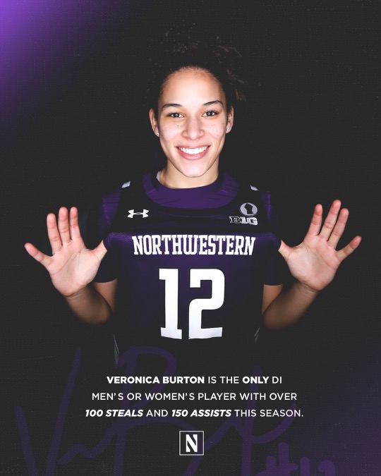 The NCAA leader in steals. 👑

𝗩𝗲𝗿𝗼𝗻𝗶𝗰𝗮 𝗕𝘂𝗿𝘁𝗼𝗻. One of 𝐨𝐧𝐞.

#GoCats