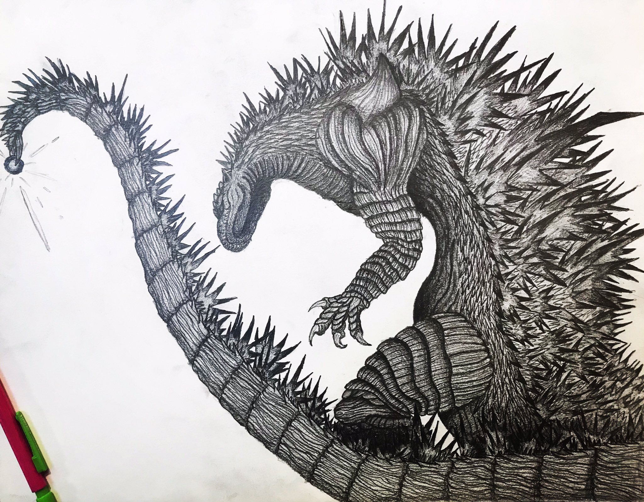 Godzilla drawings deals