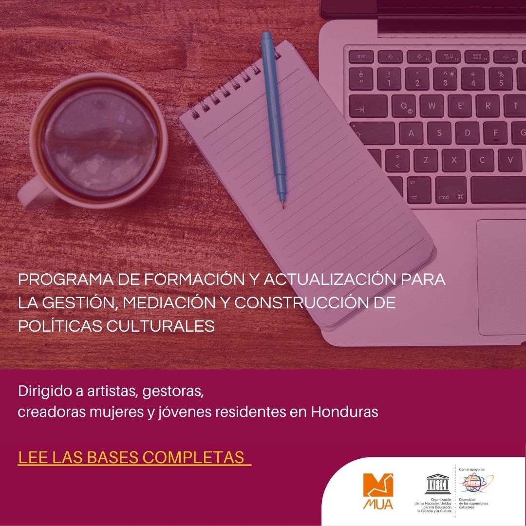 muahn's tweet photo. Conoce la Convocatoria al Programa de formación y actualización en gestión, mediación y políticas culturales para mujeres y jóvenes creadores - 👇
https://t.co/S8FAqJhzO4 https://t.co/sc2IRaL3co