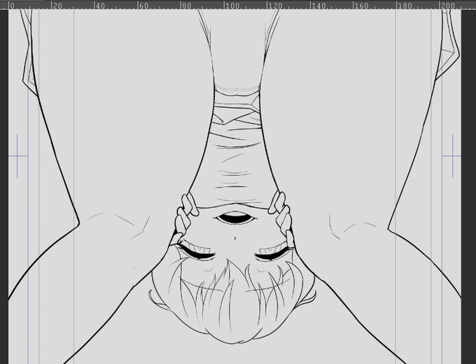 Skebの絵を描いていくよ(もう寝る 