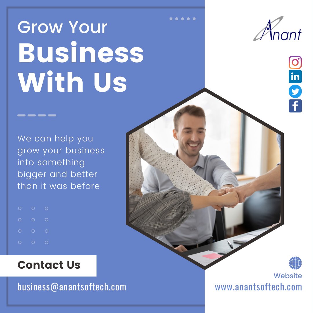 AnantSofttech's tweet image. We specialises in the business of providing Offshore Software Development and Technical Support services, For more details write us on business@anantsoftech.com
.
.
.
#AnantSofttech #SoftwareDevelopment #AIML  #SoftwareDevelopmentServices