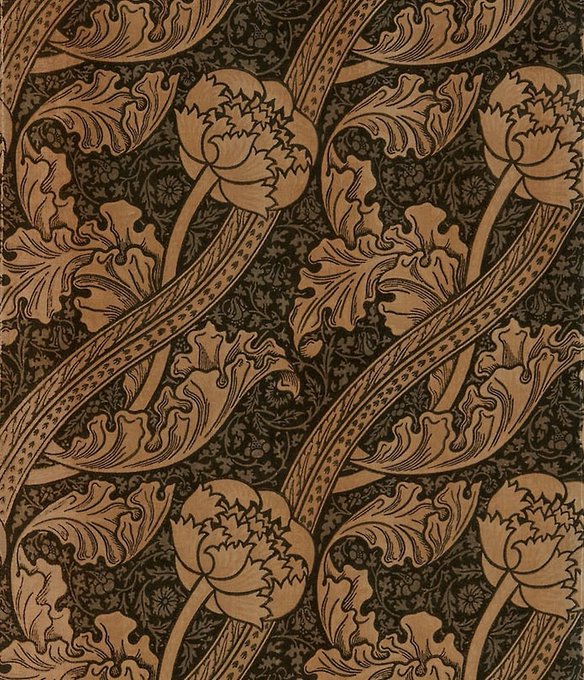 The original Morris and Co. pattern that the second pattern was based on.