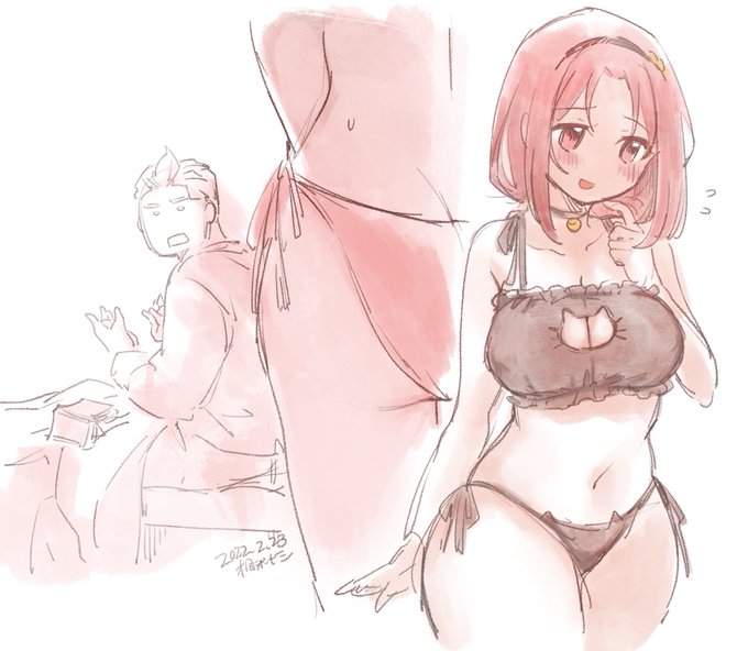 今夜は助手ネコチャン…… 