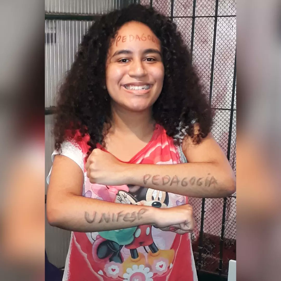 MarcellyAparec7's tweet photo. Passeiiii! Na UNIFESP no curso de Pedagogia

Obrigada Senhor por me proporcionar essa vitória que veio somente através de sua graça e misericórdia.❤️🙏🏻 https://t.co/eAdHCA2KDF